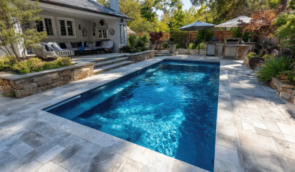 Piscine béton/maçonnée à Montélimar