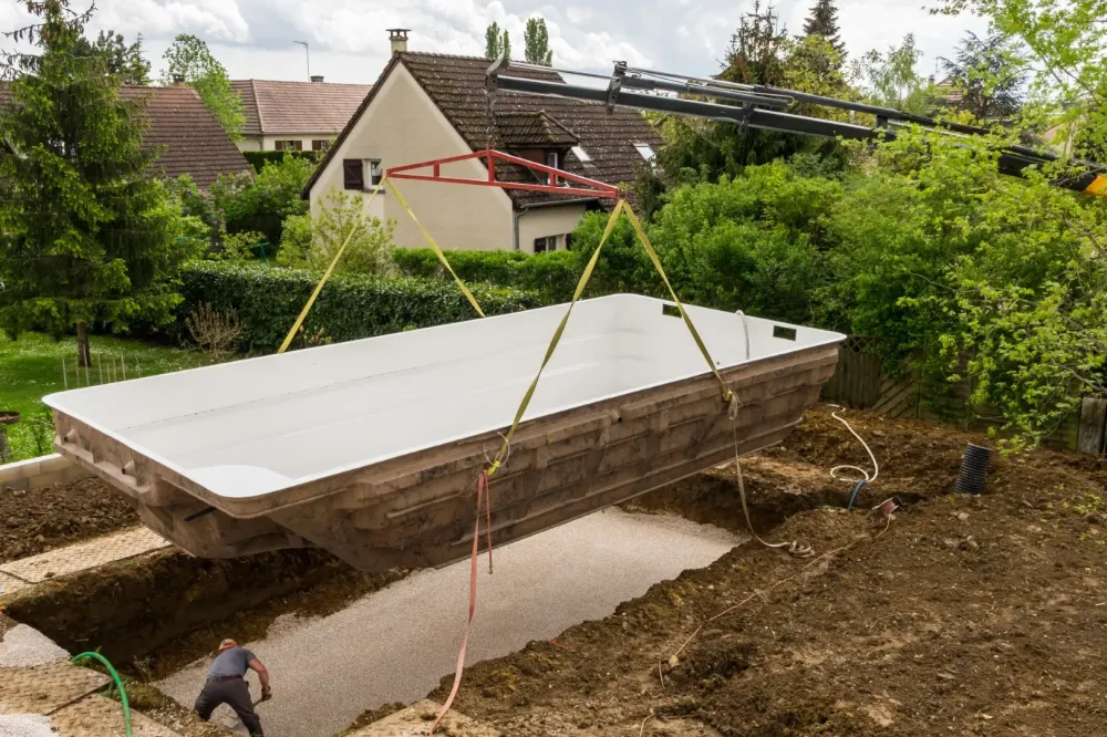 piscines coque installation